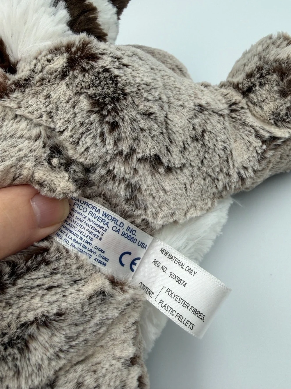 Aurora Rocky Raccoon Stuffie Plush Toy Animal Sweet & Softer Eco Friendly 11
